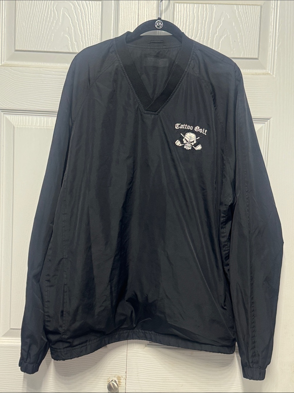 Tattoo Golf Windbreaker Weatherproof Pullover Lined Long Size 3-4X Large